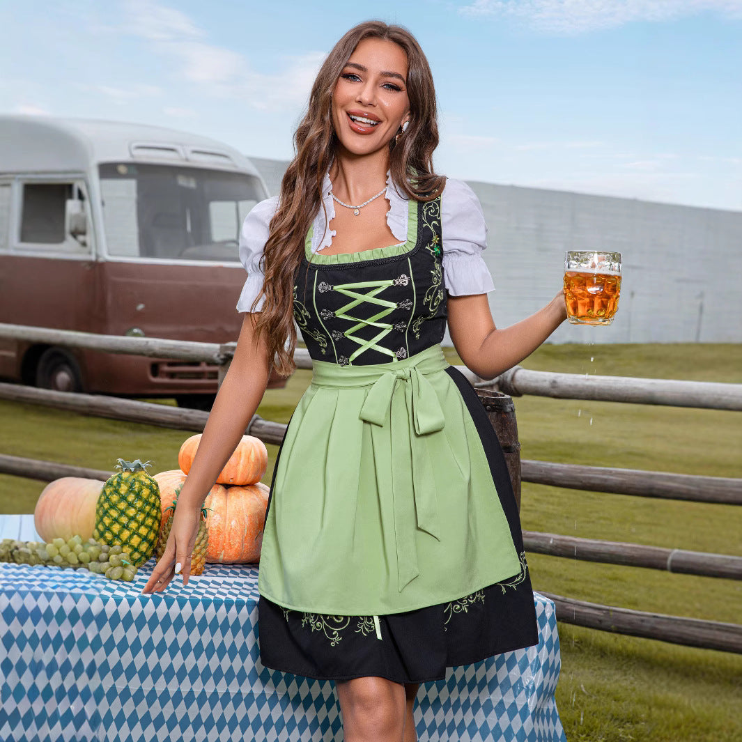 Bavarian Traditional Womens Dress For The Munich Oktoberfest