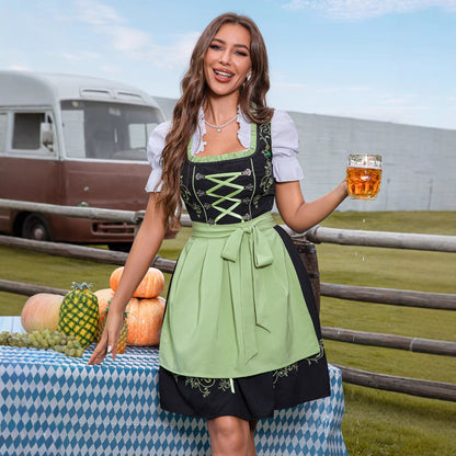 Bavarian Traditional Womens Dress For The Munich Oktoberfest