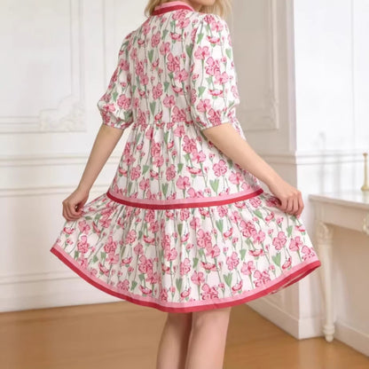 Fashionable Casual Long Loose-fit Retro Princess Dress
