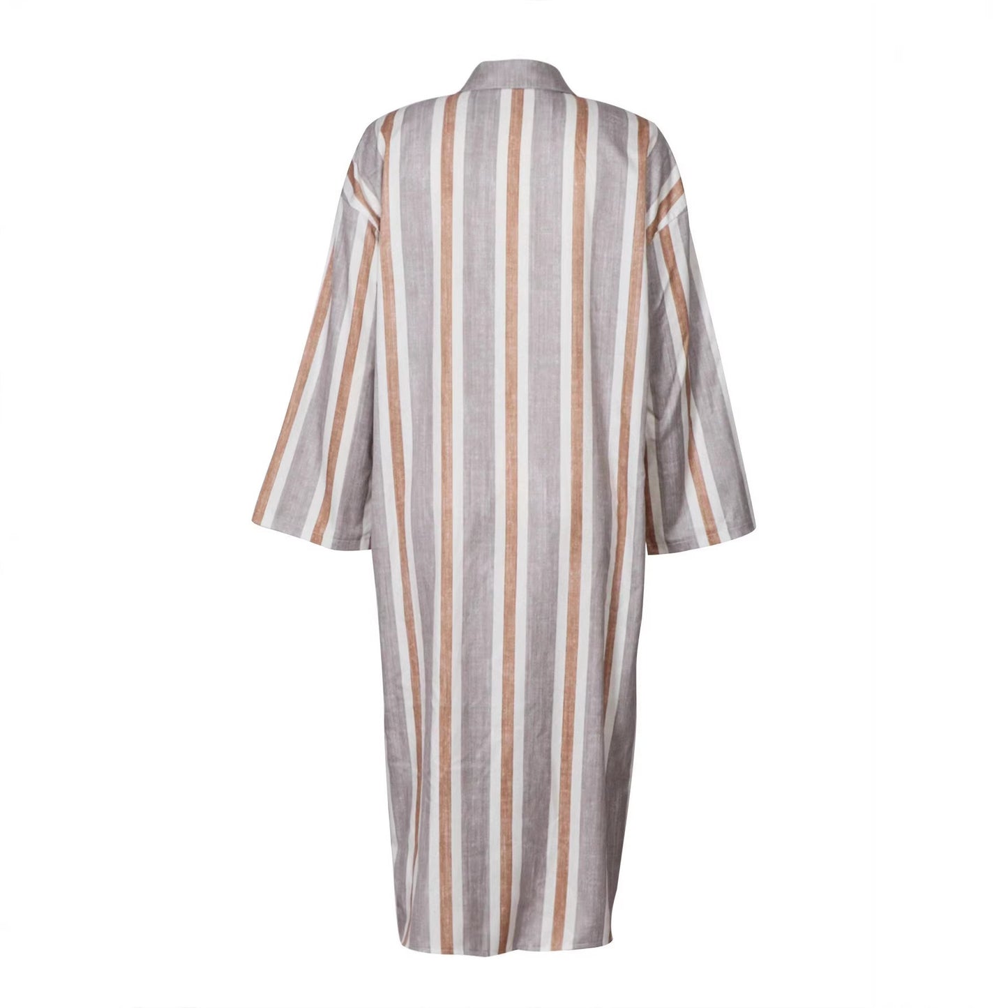 Fashionable Striped Dress European And American Style