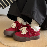 Thick-soled Skateboard Shoes Canvas Shoes Student Casual Versatile