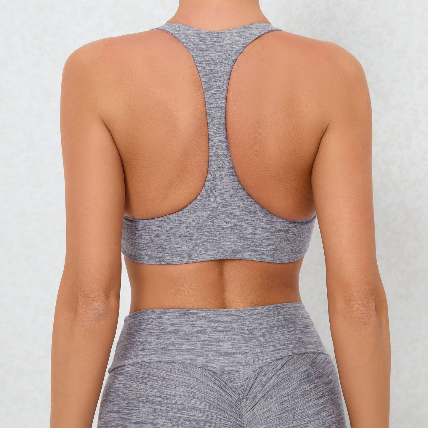 Nude Feel Sports Underwear Shockproof Push-up Strap Yoga Bra