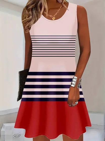 Womens Casual Vest Dress From Europe And The US