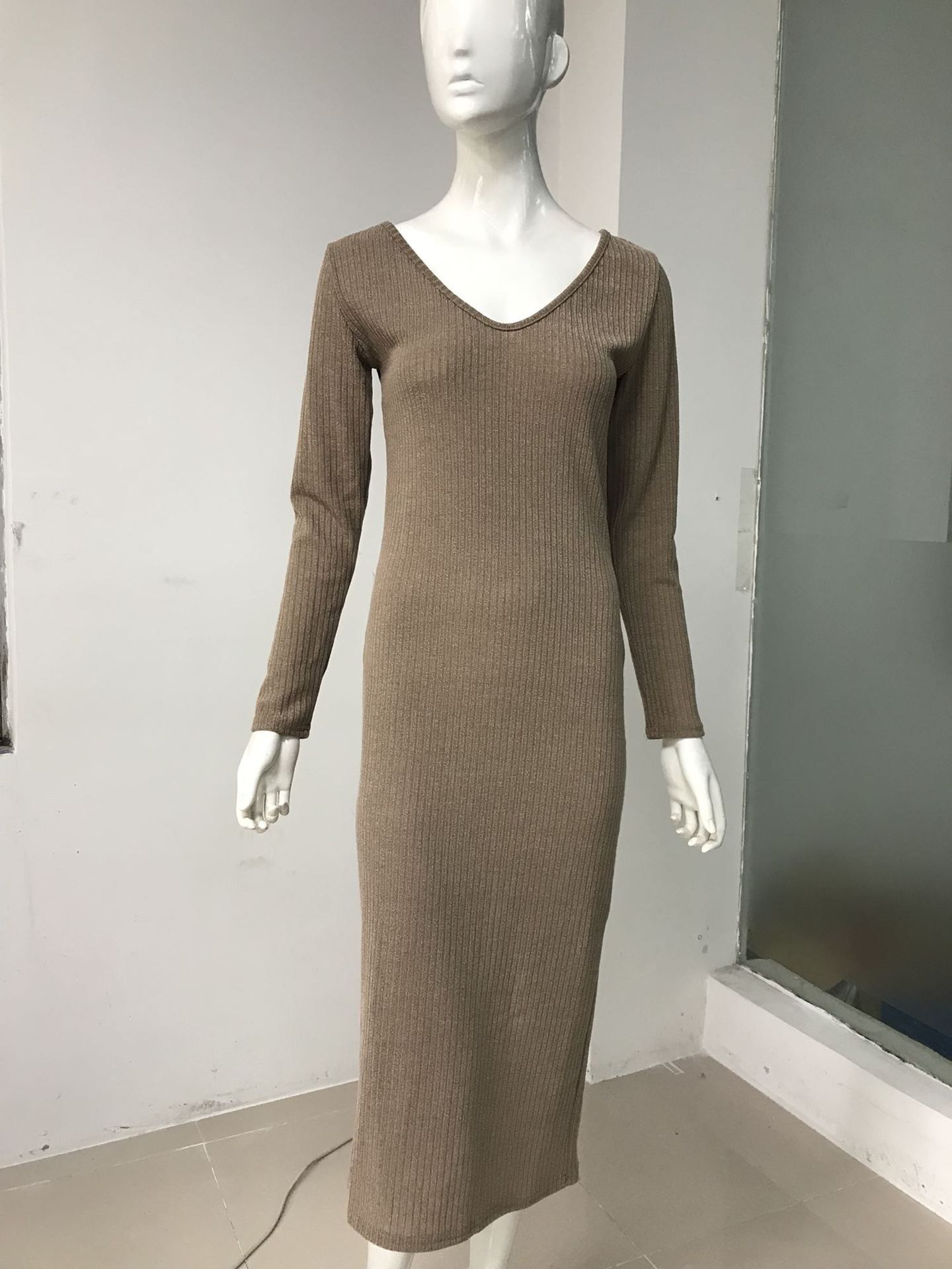 Sexy Off-shoulder Long Dress For European And American Nightclubs