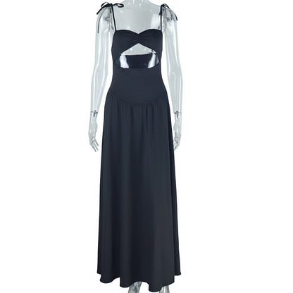 Strapless Off The Shoulder Sleeveless Maxi Dress