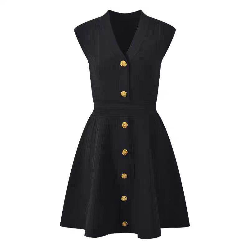 Summer Ribbed Mini Skirt Figure-flattering Bodycon Dress