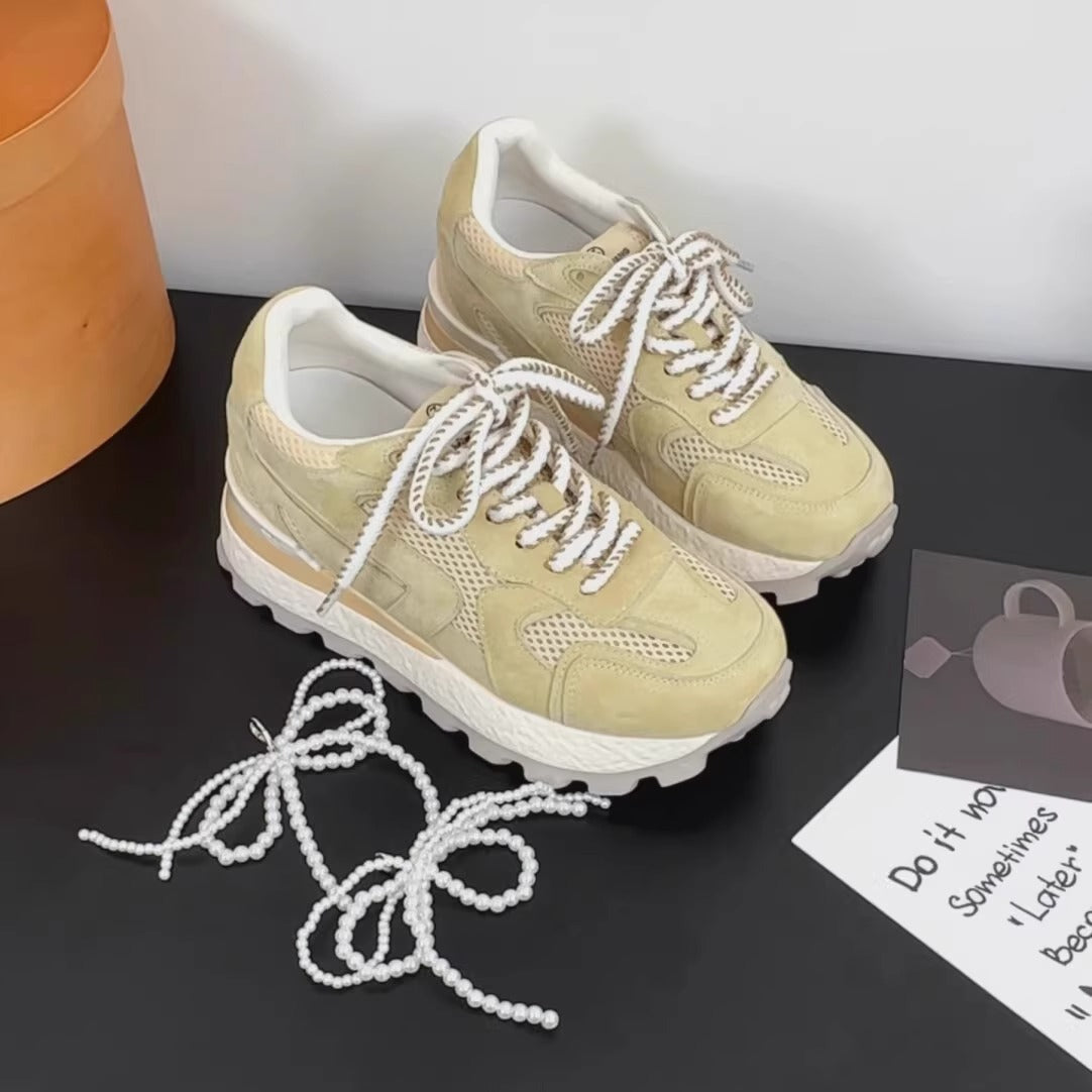 Niche Height Increasing Insole Cortez Platform Shoes