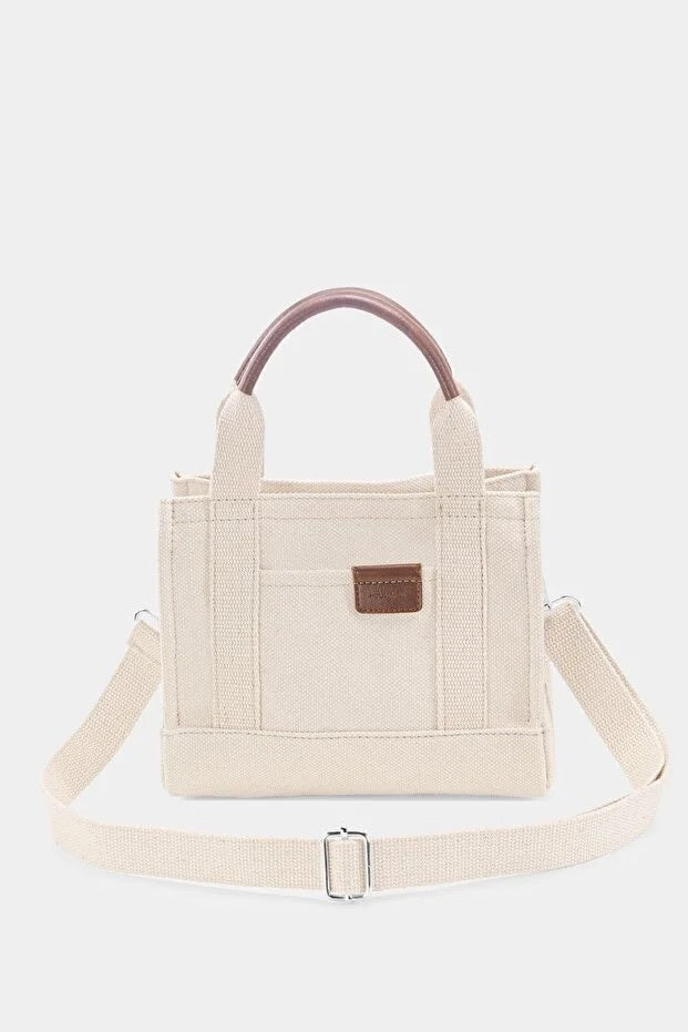 Soft Cream Canvas Tote Bag