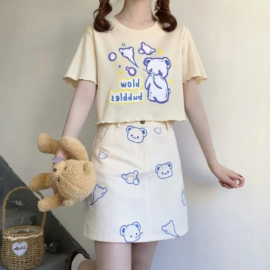 Girl Sweet Jk Soft Sister Bm Short Top Clothes Japanese