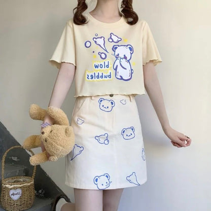 Girl Sweet Jk Soft Sister Bm Short Top Clothes Japanese