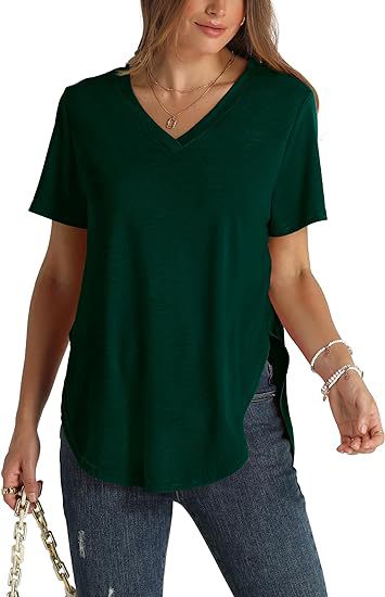 Women's Top Fashion Casual Short Sleeve