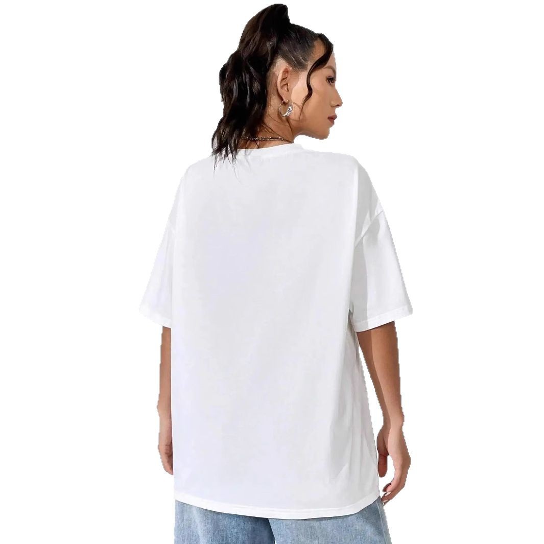 Women's World Printed T-shirt Casual Loose