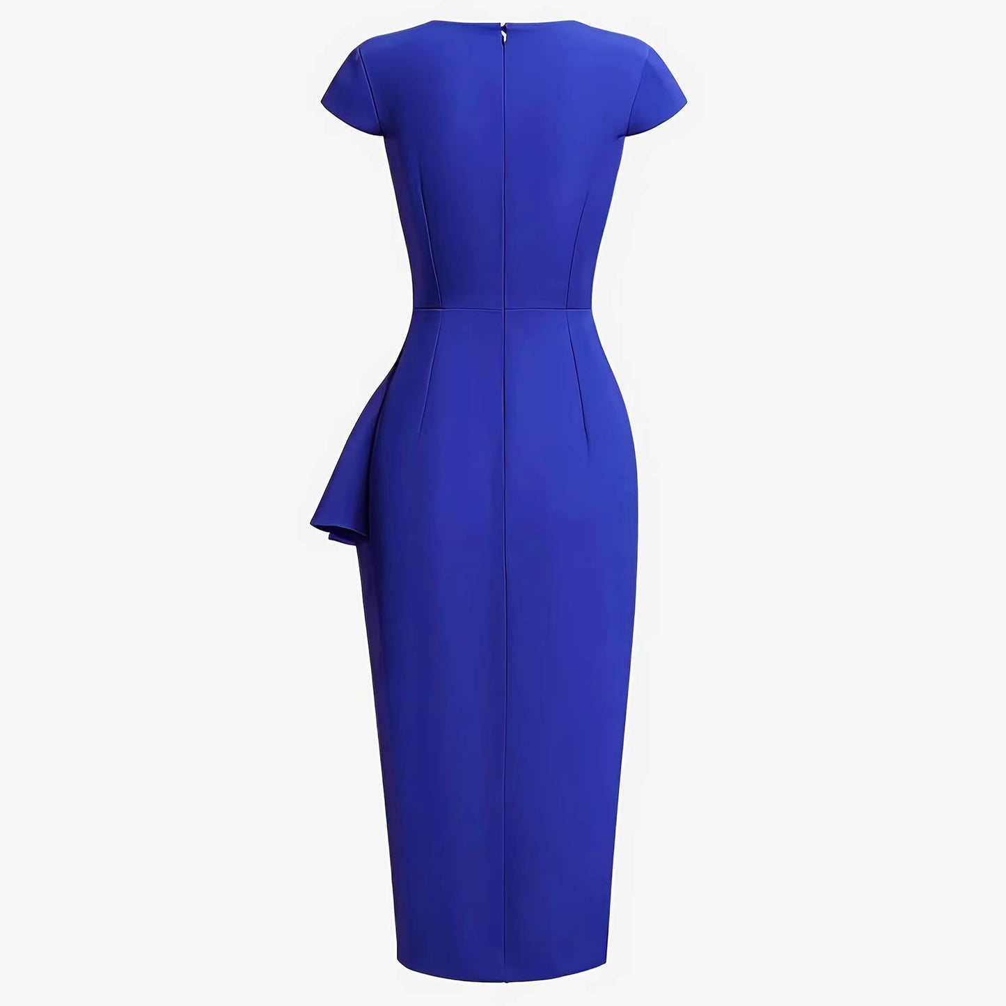 Elegant Feminine Dress With A Chic Sophisticated Vibe