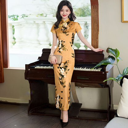 Floral Long Yellow Skirt A Refined Modern Take On Everyday Elegance