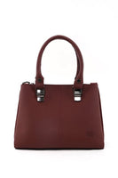 Brown Faux Leather Handbag