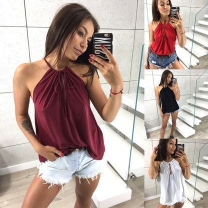 Plus Size European And American Ladies Small Slip Top