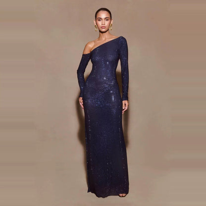 Irregular Off-shoulder Dress With A Romantic French Vibe
