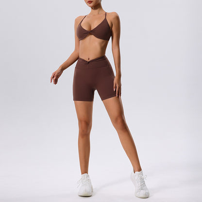 European And American Yoga Clothes Suit Shockproof Sports Underwear