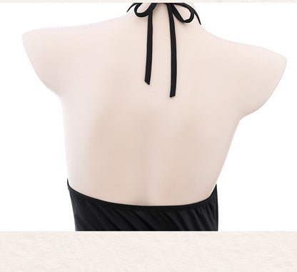 Underwear Stripping Hips Naked Back Halter Secretary Uniforms