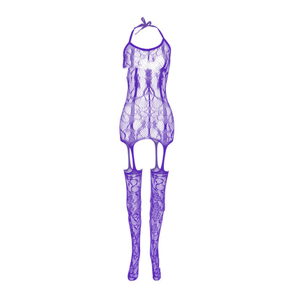 Explosive Underwear Bowknot Sling File Siamese Stockings