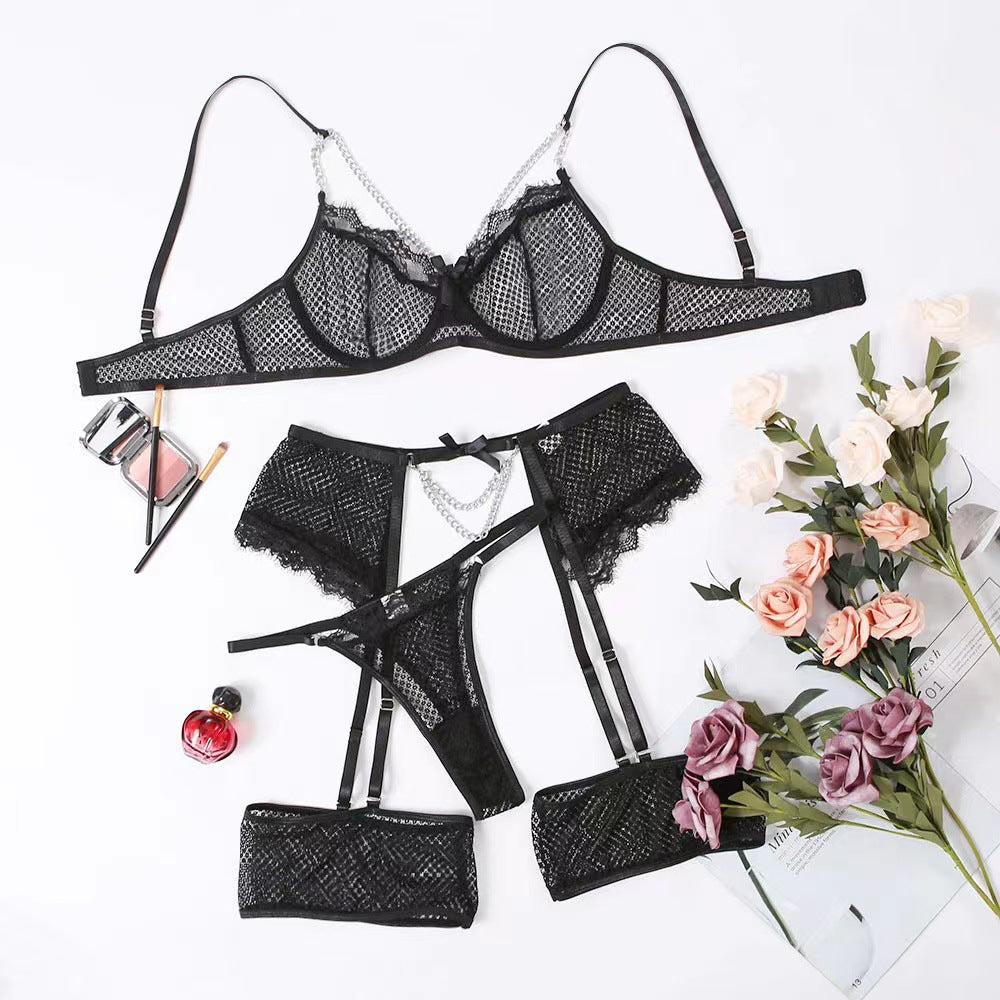 Women's Fashion Grid Stitching Underwear