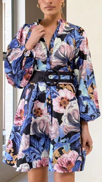Cardigan Belt Dress European And American Style