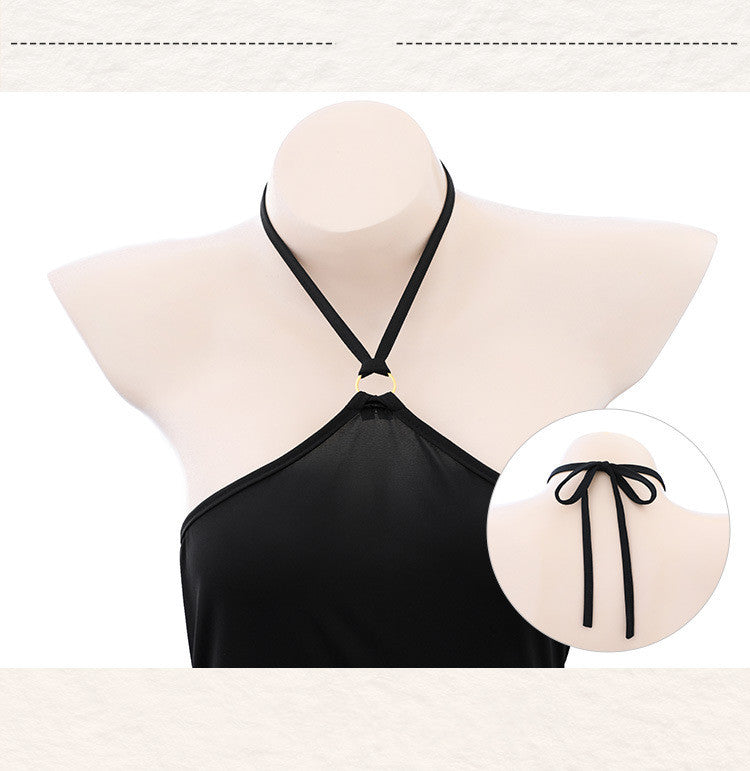 Underwear Stripping Hips Naked Back Halter Secretary Uniforms