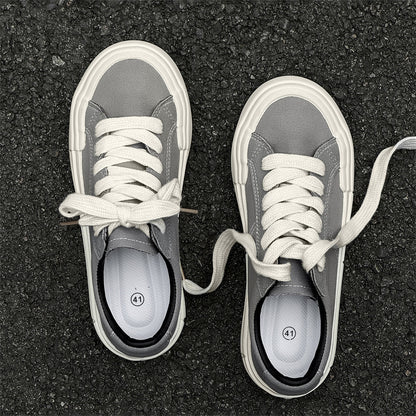 Women's Canvas Platform Casual Sports Skate Shoes
