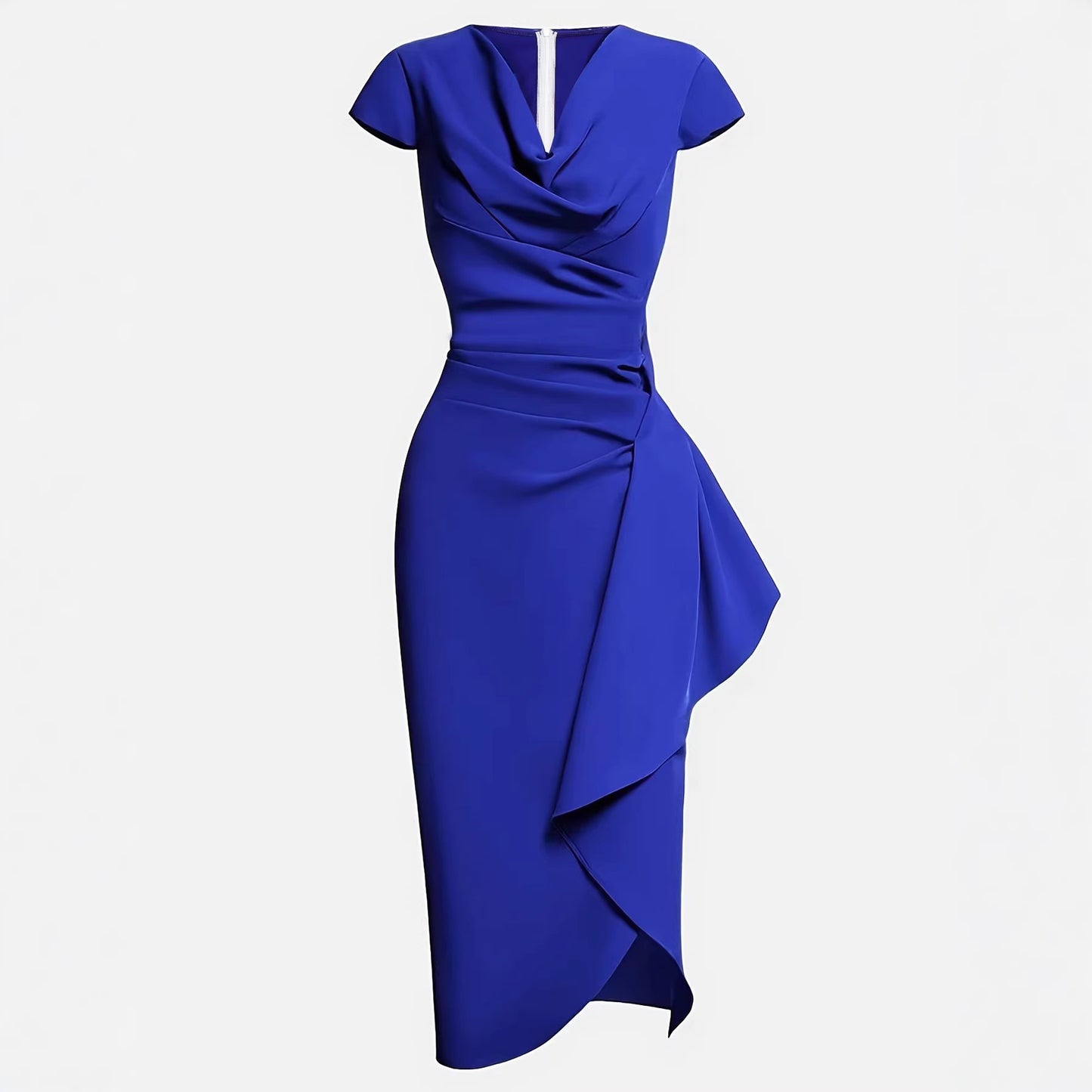 Elegant Feminine Dress With A Chic Sophisticated Vibe