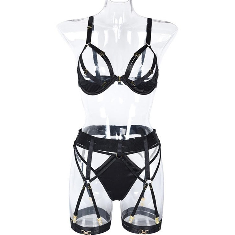 Simple Natural Ladies Underwear Bra Set