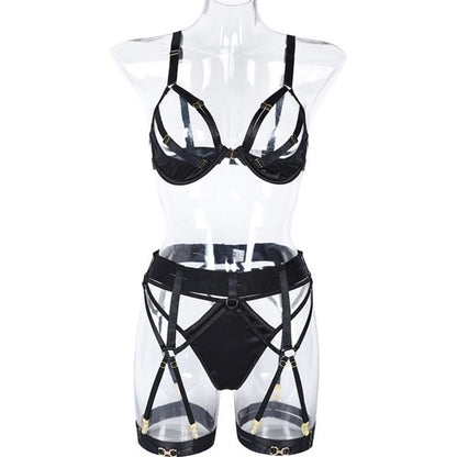 Simple Natural Ladies Underwear Bra Set