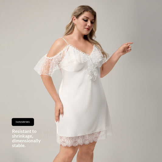 New Plus-Size Camisole Womens Nightdress