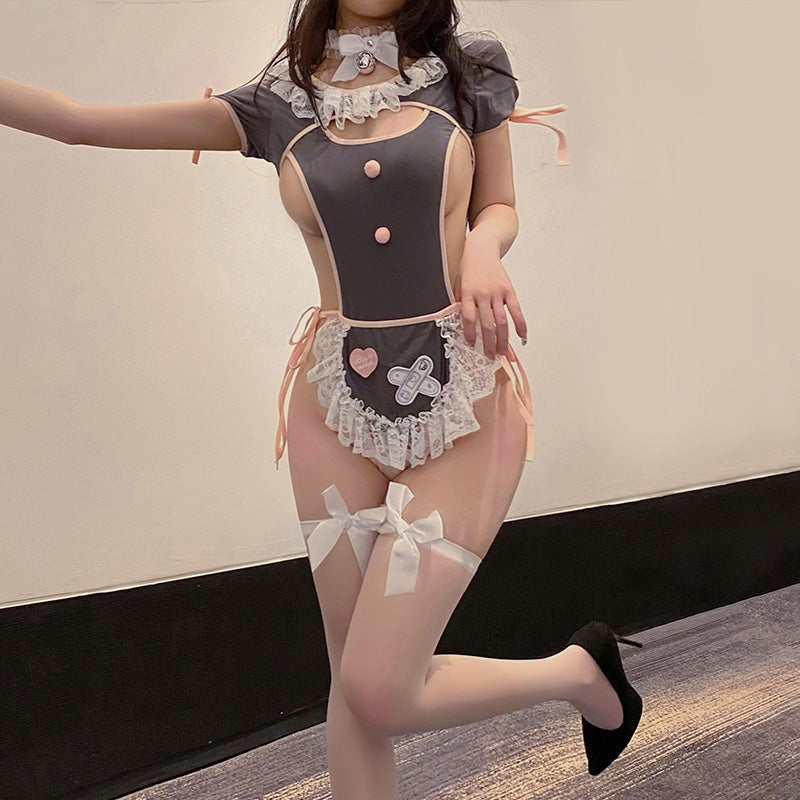 Underwear Uniform Sweetheart Maid One Piece Set