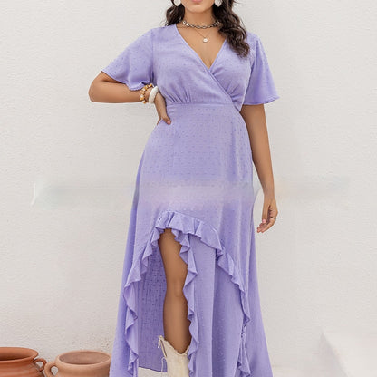 Fashionable Slim-fit Sexy And Elegant Plus-size Work Dress For Women