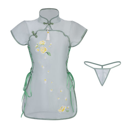 Classical Cheongsam Women's Hot See-through Underwear