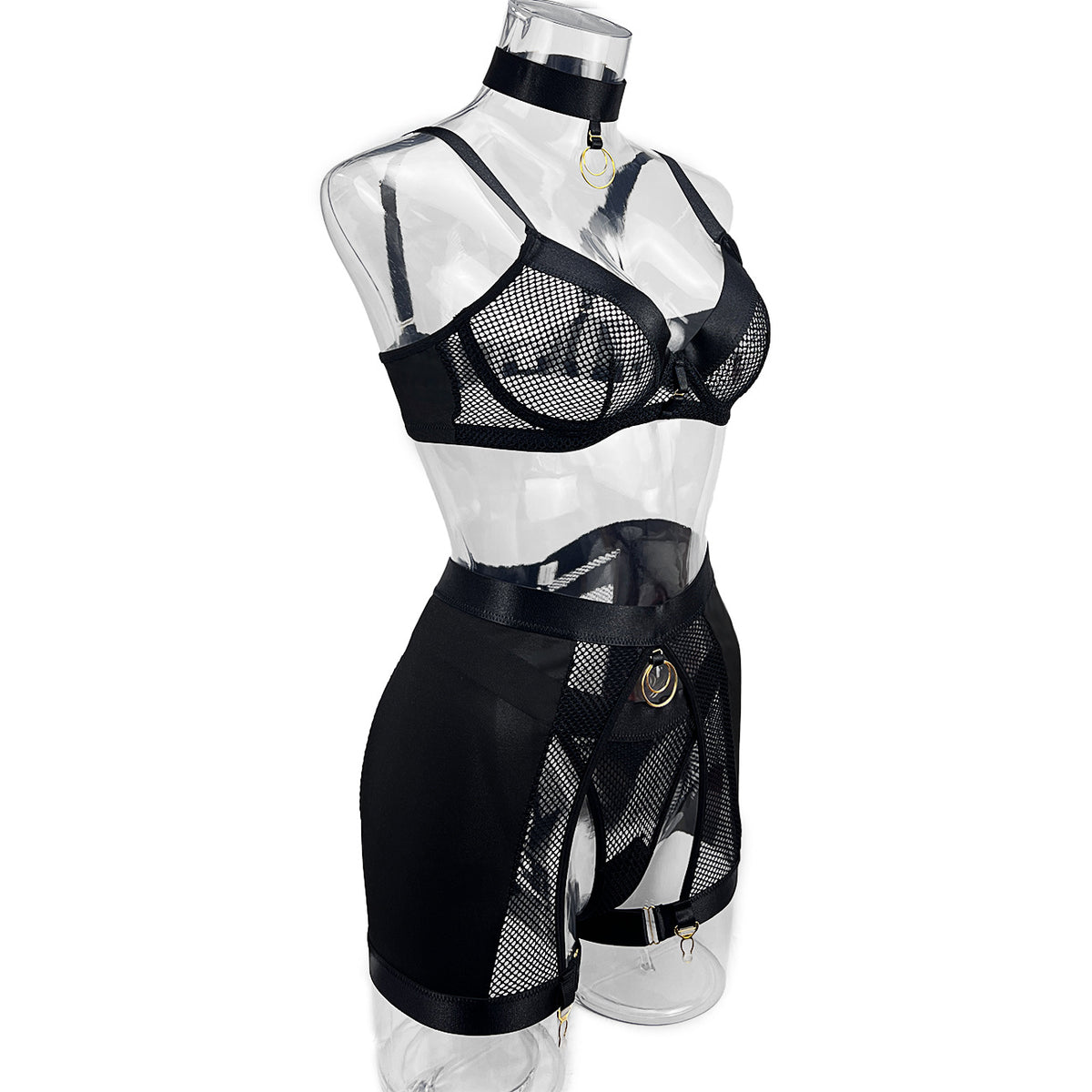 European And American Sexy Underwear Ins Style Sexy Metal Stitching