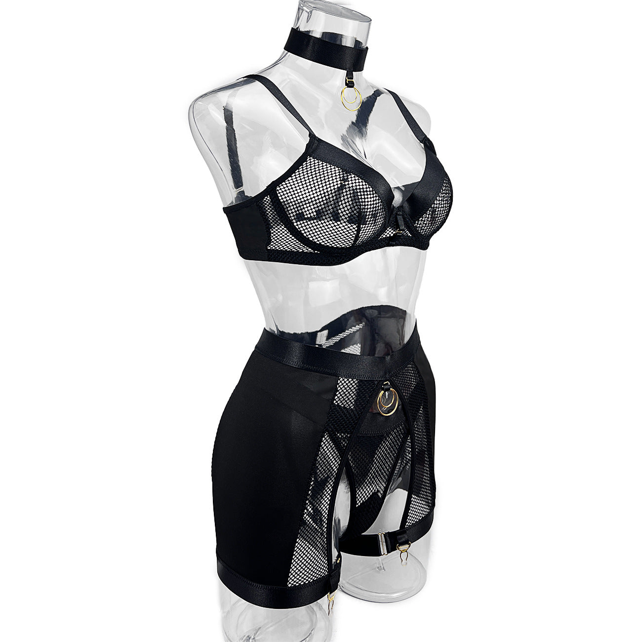 European And American Sexy Underwear Ins Style Sexy Metal Stitching