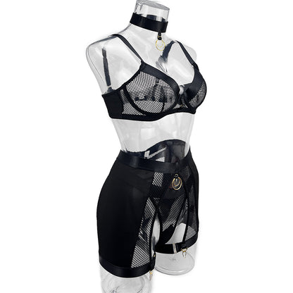 European And American Sexy Underwear Ins Style Sexy Metal Stitching