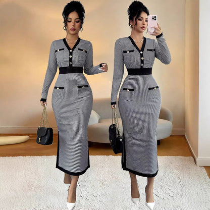 Fashionable Minimalist And Slim Fit Womens Dress