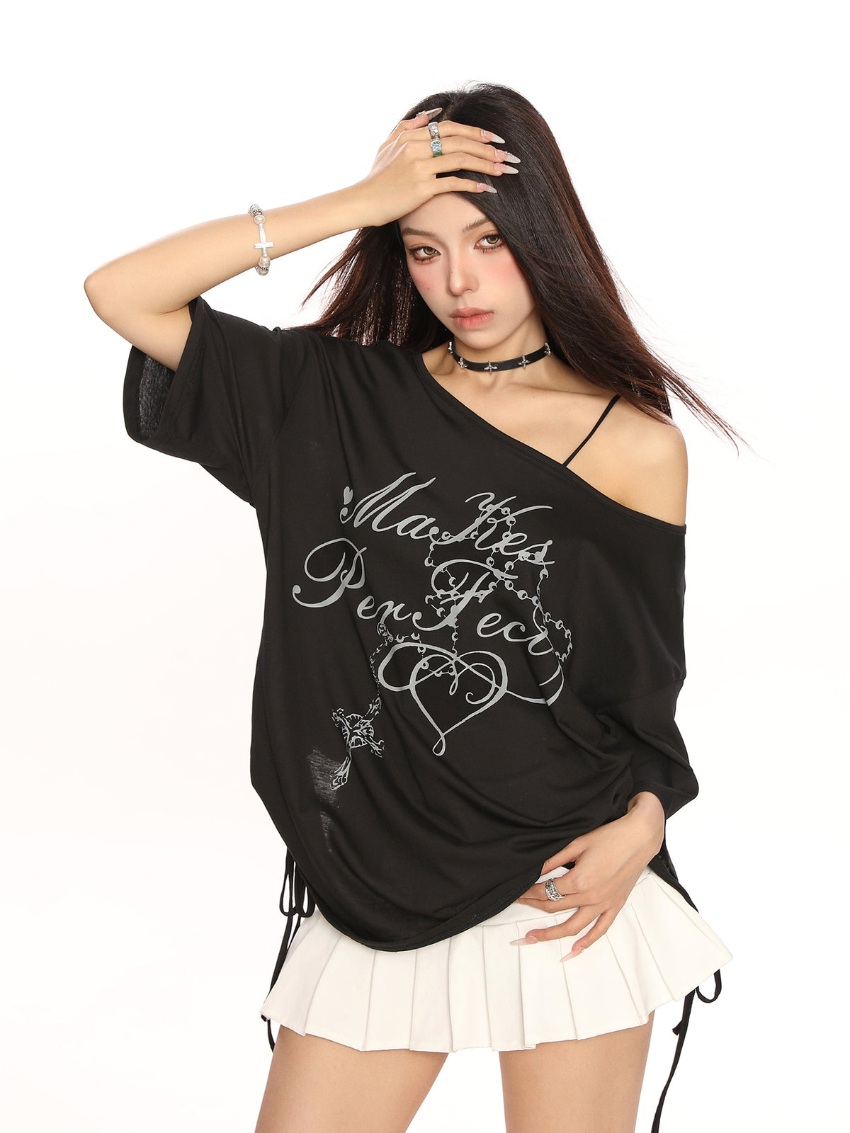 Short Sleeve Loose Off-shoulder Casual Half Sleeve Top