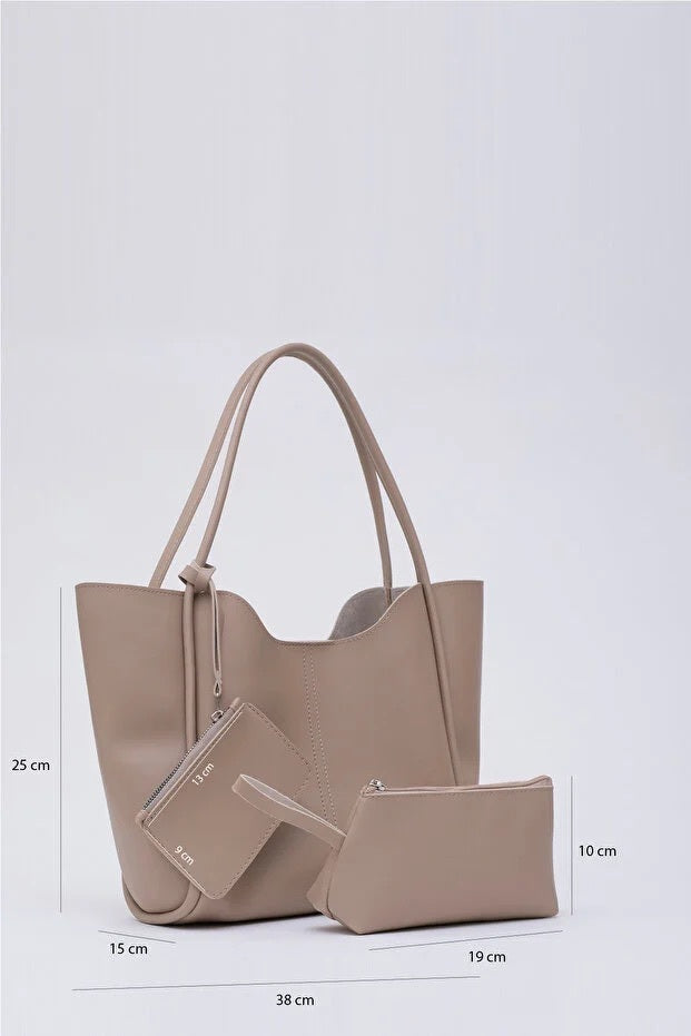 Mink Faux Leather Hand And Shoulder