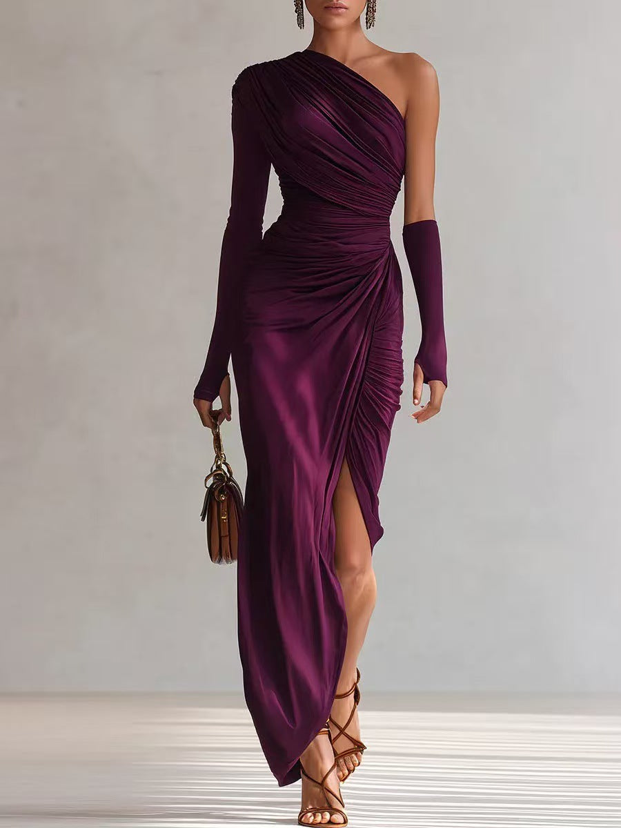 Stylish Minimalist Slim Fit Womens Dress