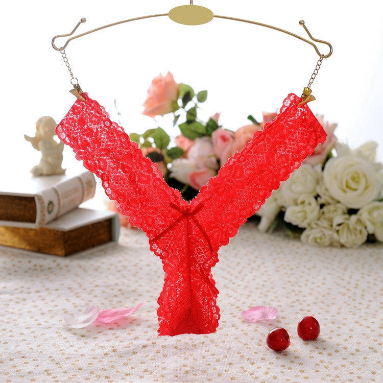 Transparent Underwear Women's Low Waist T-back Seamless Briefs