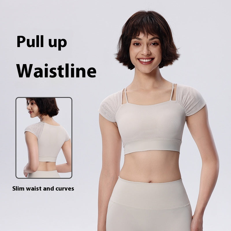 Professional Yoga Sports Underwear With Chest Pad Shockproof