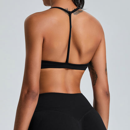 Seamless Sports Underwear Women's H-shaped Beauty Back Yoga Bra