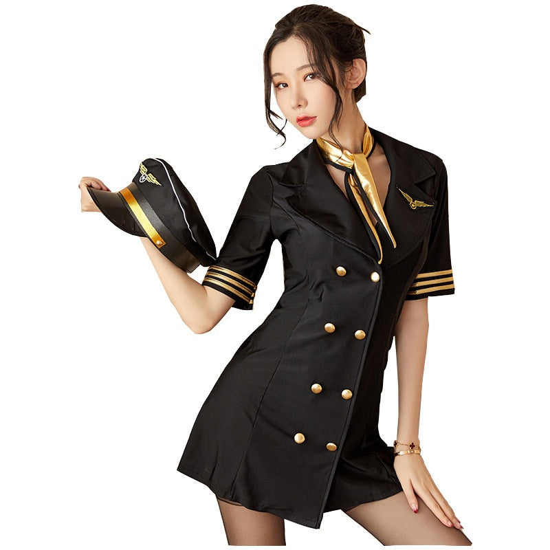 Underwear Stewardess Uniform Slim Fit Performance Set