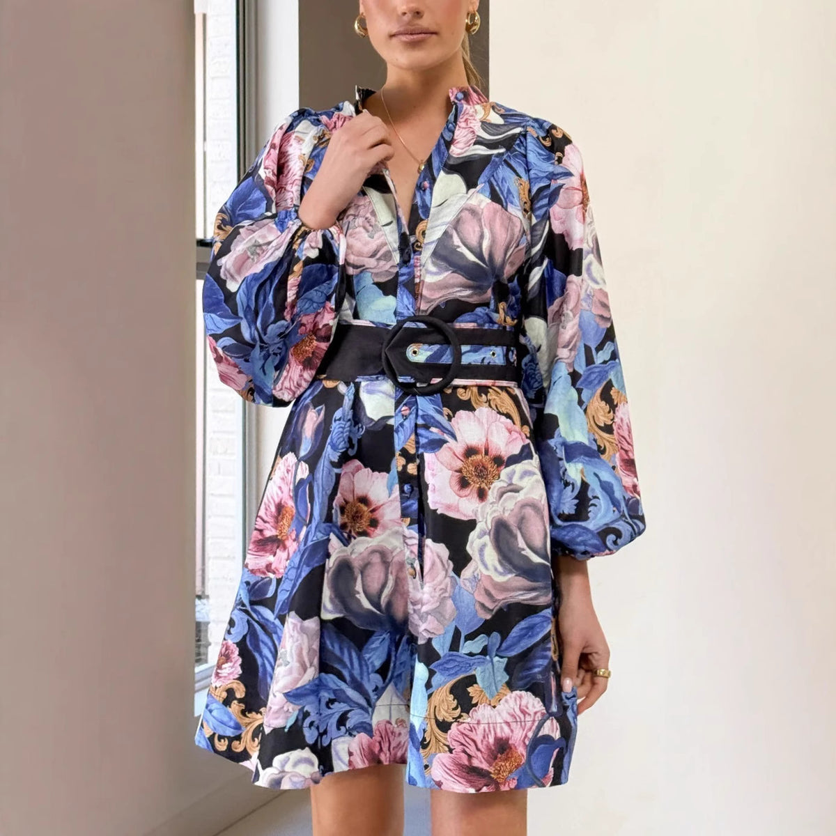 Cardigan Belt Dress European And American Style