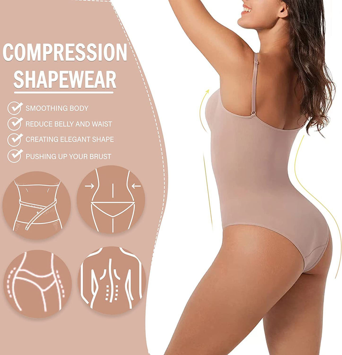Cross-border Abdominal Pants Hip Raise Shaping Underwear Elastic Corset Bodybuilding Corset