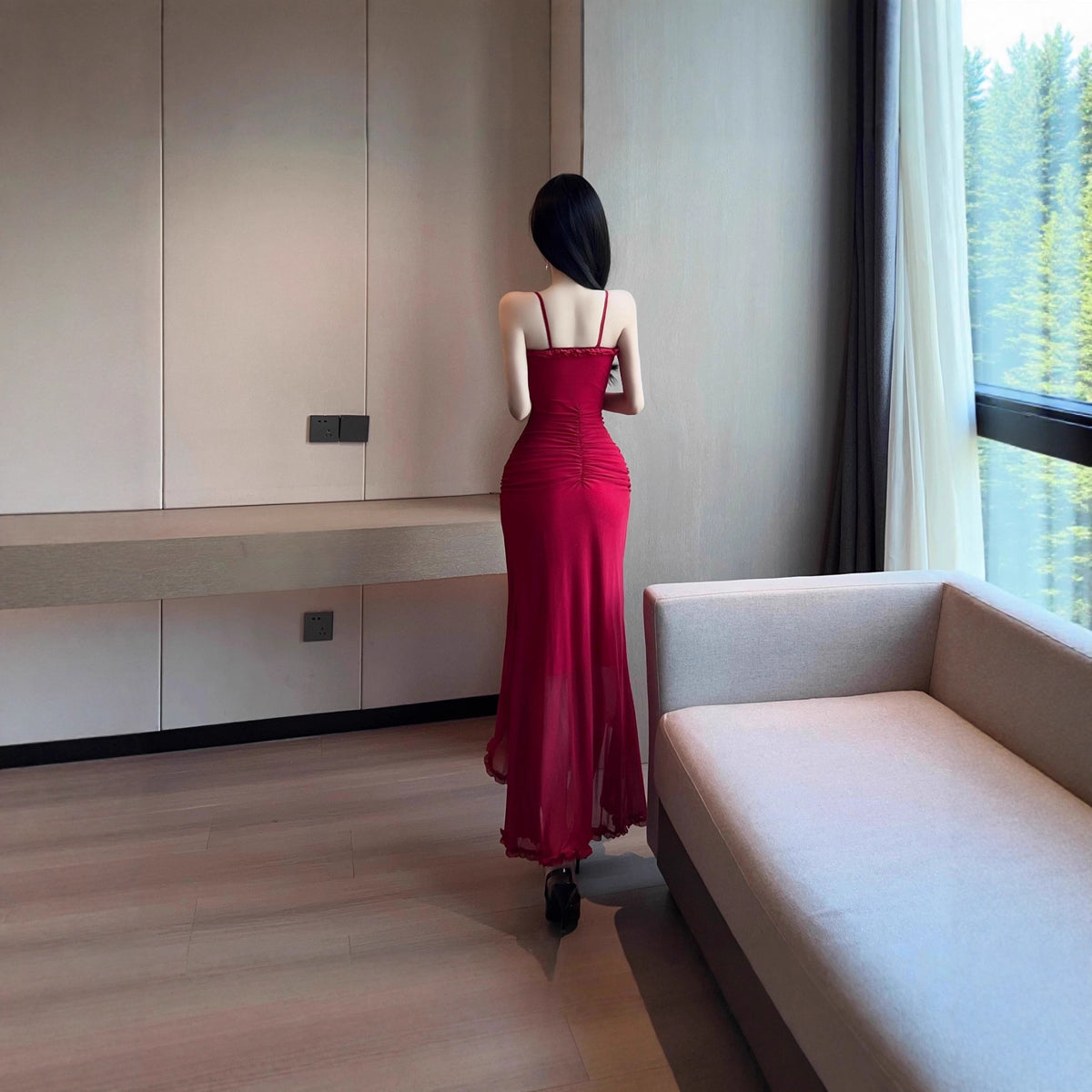 Fashionable Minimalist And Sexy Womens Dress