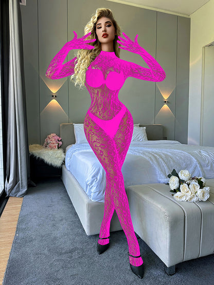Sexy Underwear Long Sleeve One-piece Leggings